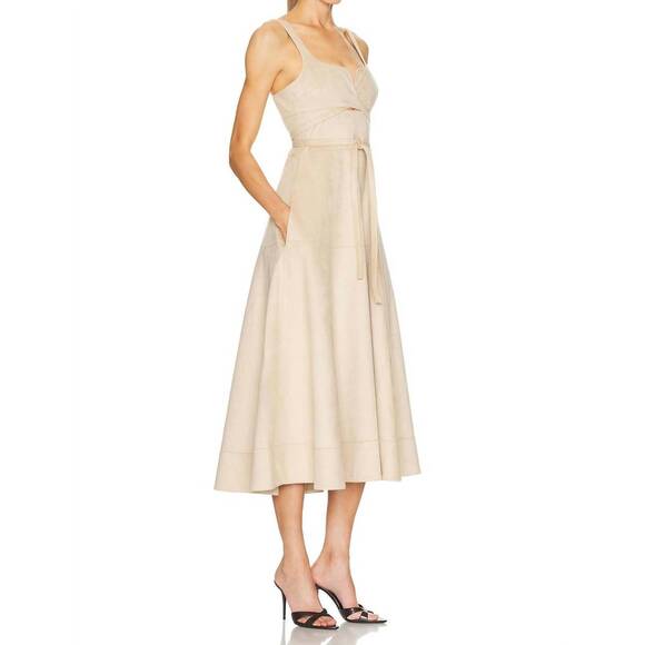 NEW ALEXIS kendra dress in dune - Picture 4 of 4